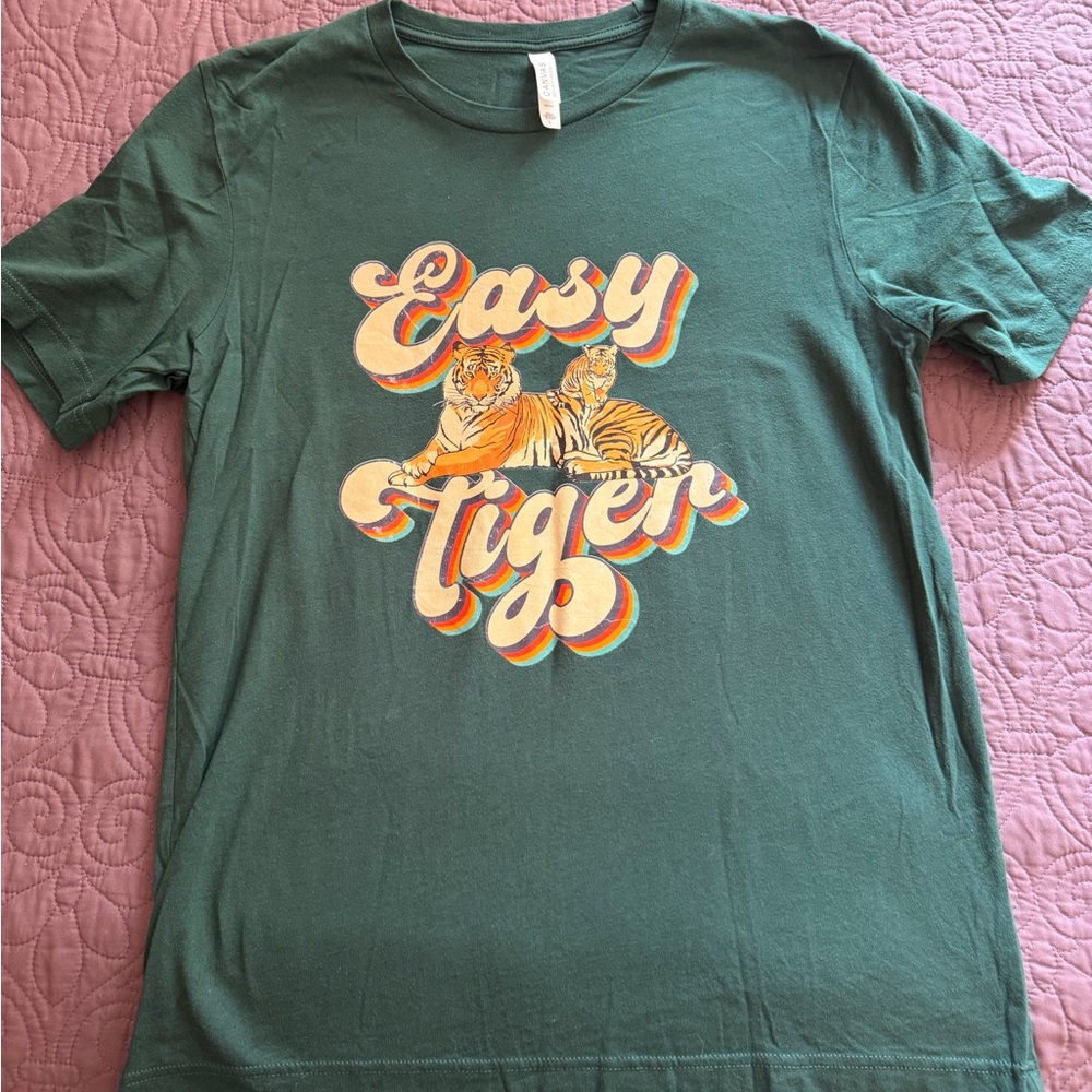 Bella Canvas Dark Green Crewneck Tee